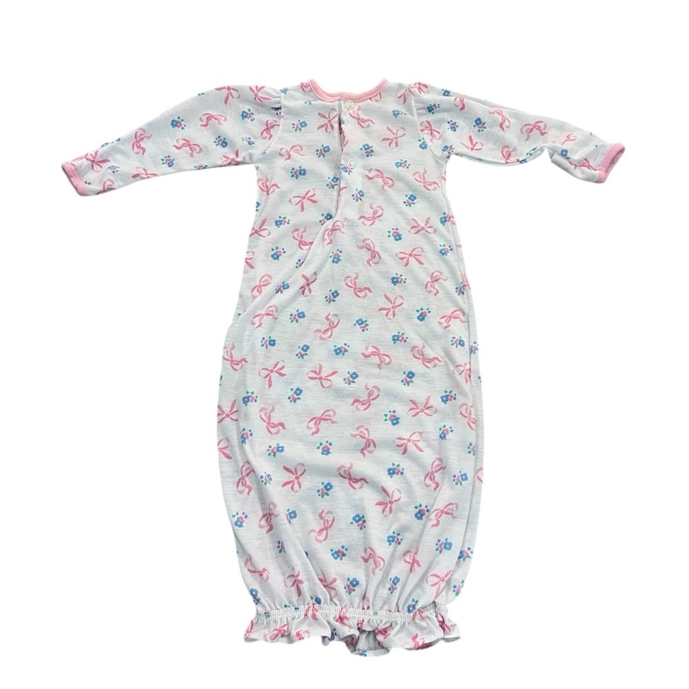 Vintage Carters Baby Sleeper Gown Layette